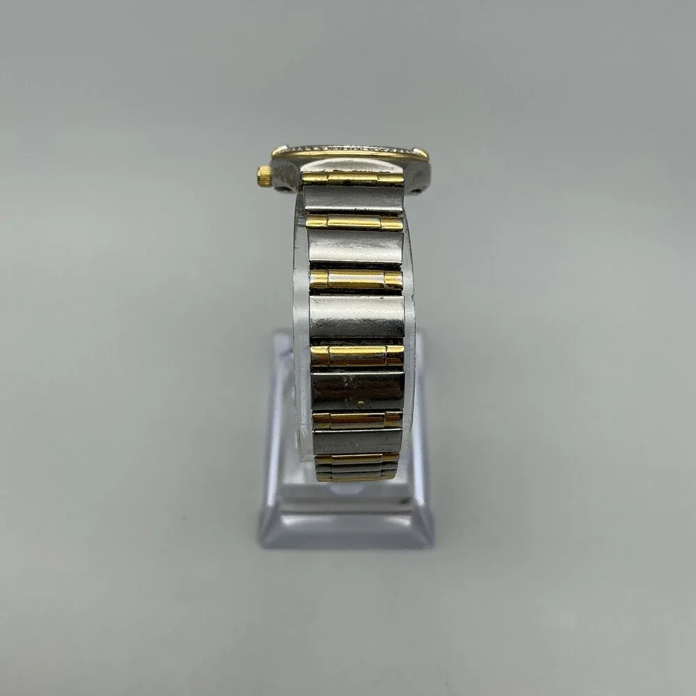 Elgin Womens Watch 24mm Cream Dial Two Tone Expansion Date New Battery
